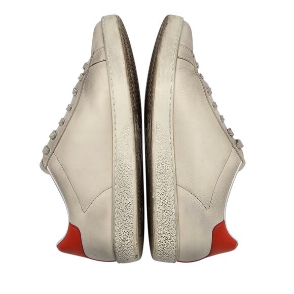 Gucci Ace Sneaker Disney Mickey Mouse Beige Orange Low Top Size 38.5 US 8.5 - Picture 7 of 11